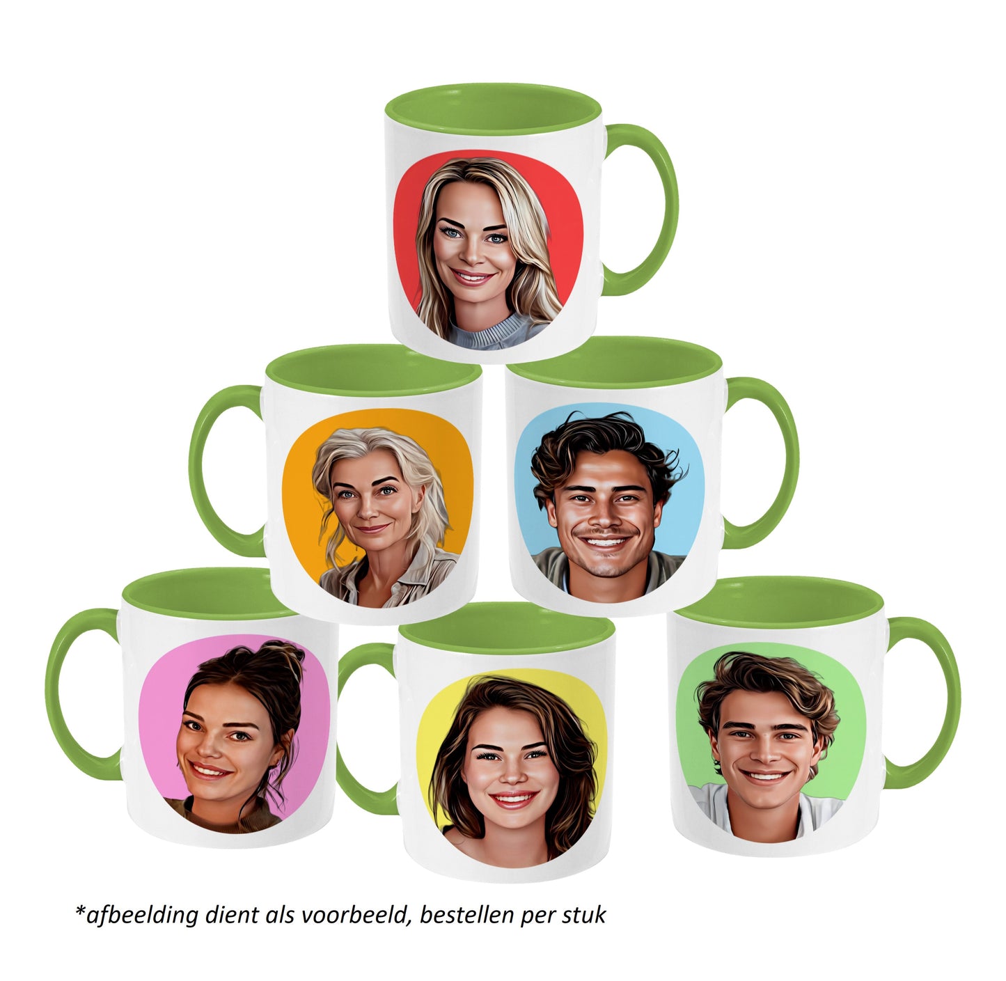 Mokkie - Tekening Kleur - Lichtgroen