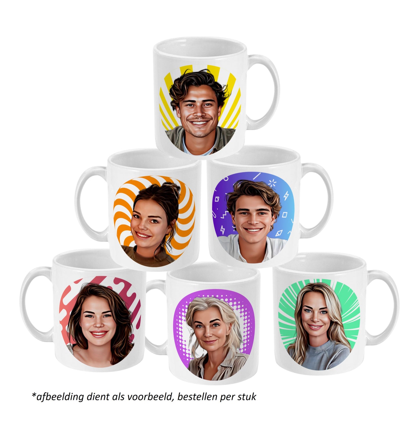 Mokkie - Tekening Kleur - Wit