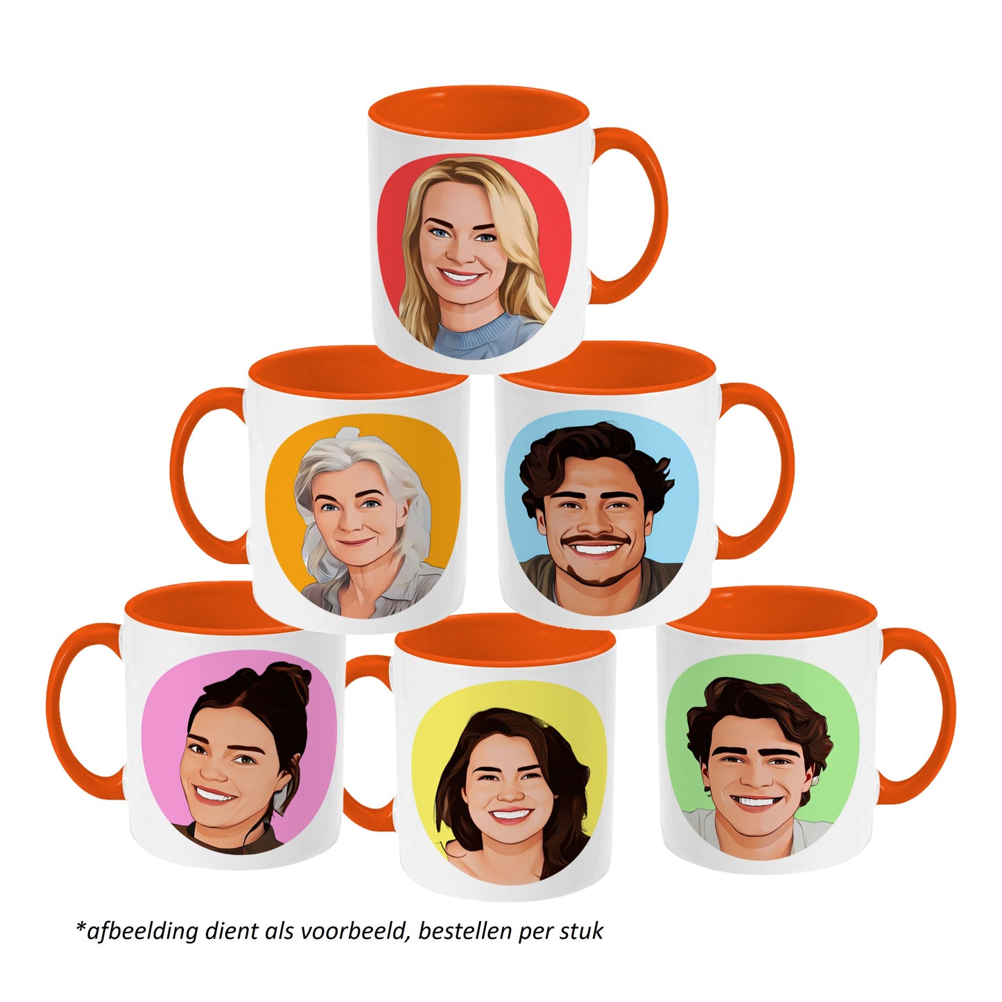 Mokkie - Cartoon Oranje