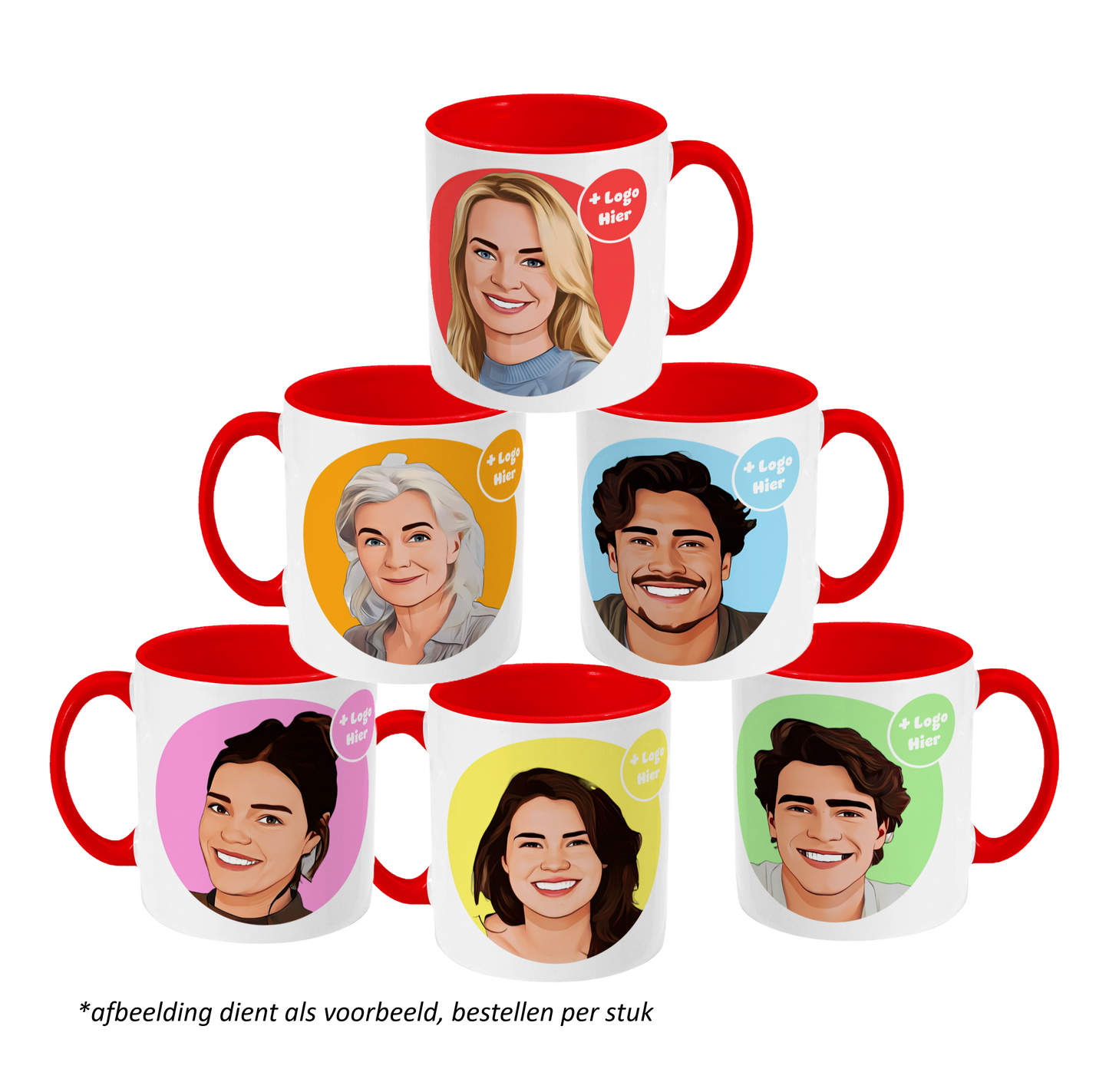 Mokkie | Cartoon Rood