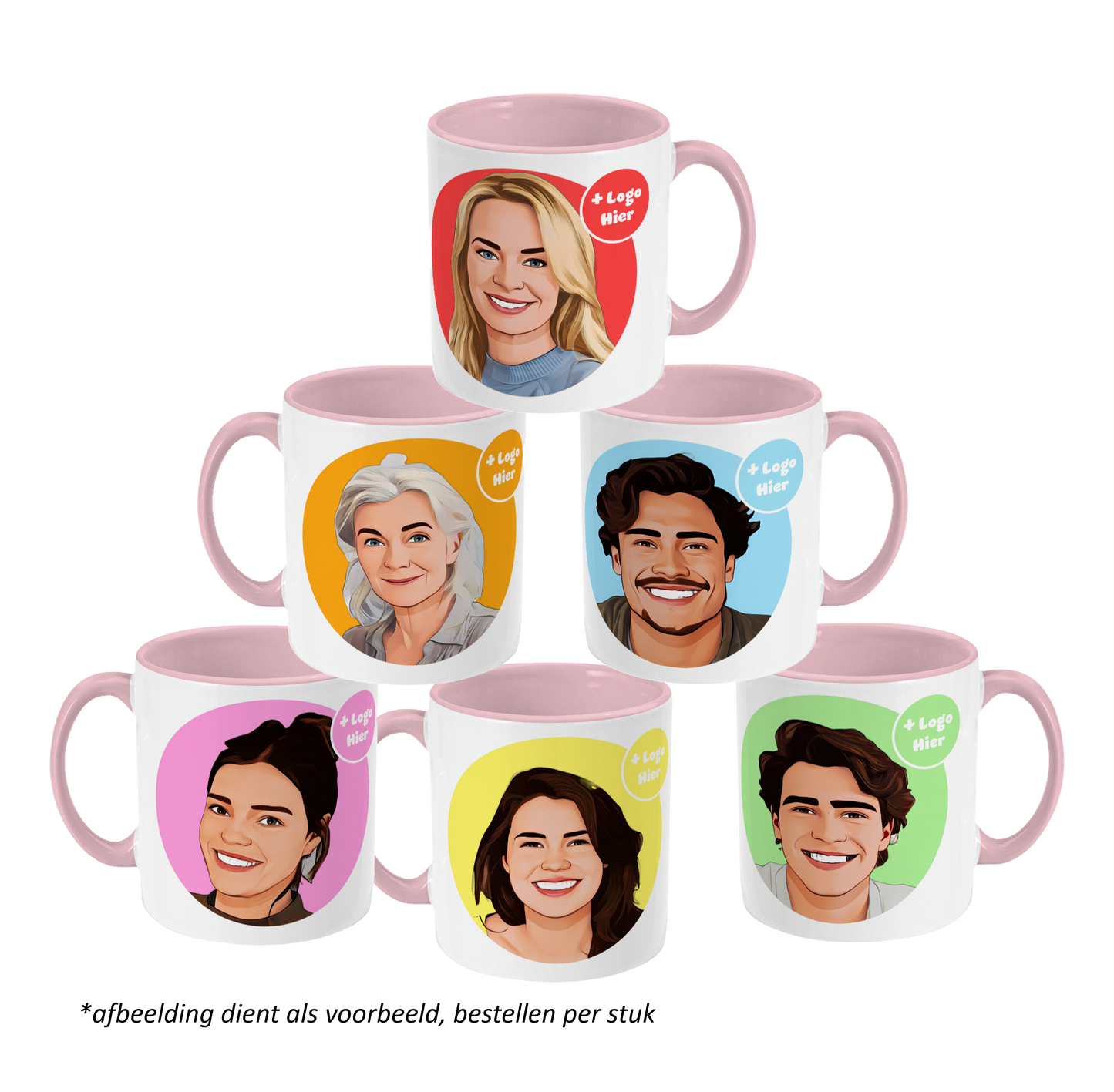 Mokkie | Cartoon Roze