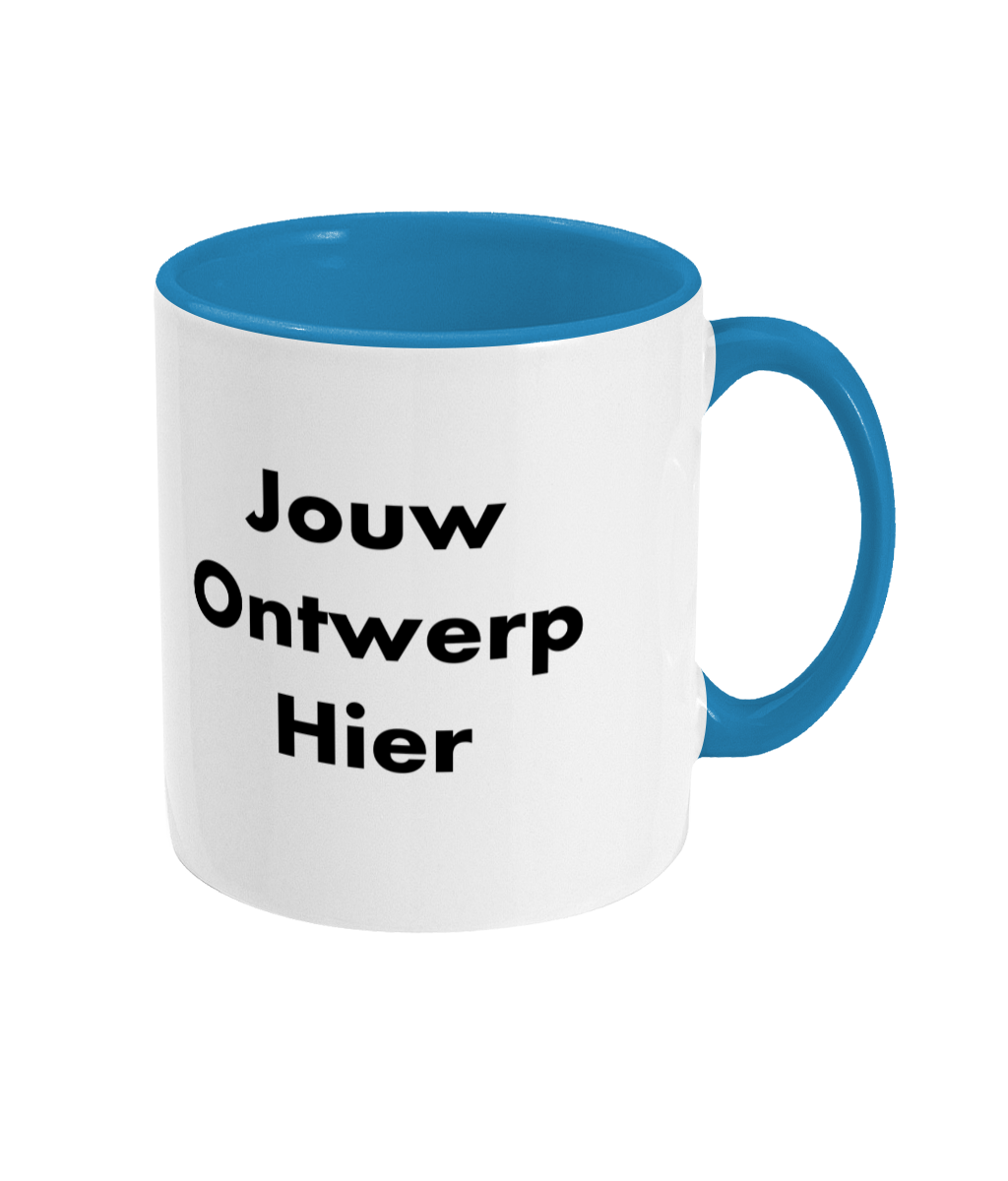 Mokkie Eigen Ontwerp Lichtblauw