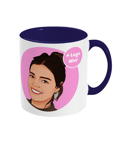 Mokkie | Cartoon Donkerblauw