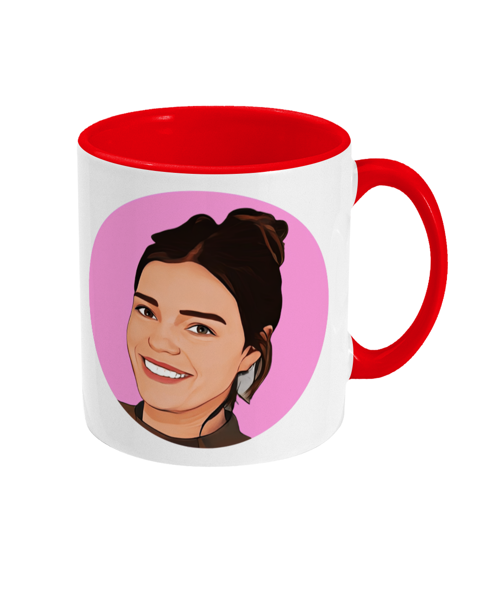 Mokkie - Cartoon Rood
