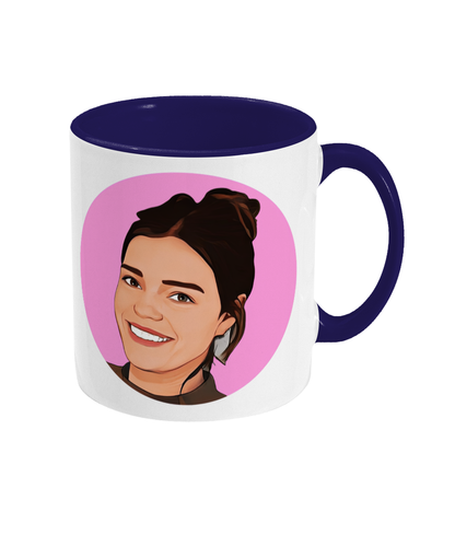Mokkie | Cartoon Donkerblauw
